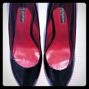 Charles Jourdan patent leather pump